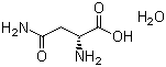 D-天冬酰胺一水物分子结构 (CAS 5794-24-1)