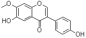 6-羟基-3-(4-羟基苯基)-7-甲氧基-4H-1-苯并吡喃-4-酮分子结构 (CAS 57960-04-0)