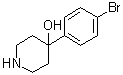 4-(4-Bromophenyl)-4-piperidinol molecular structure (CAS 57988-58-6)