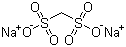 甲烷二磺酸二钠盐分子结构 (CAS 5799-70-2)