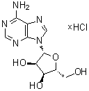 腺苷盐酸盐分子结构 (CAS 58056-57-8)