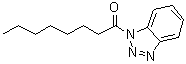 1-辛酰基苯并三唑分子结构 (CAS 58068-80-7)