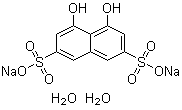 变色酸钠二水合物分子结构 (CAS 5808-22-0)