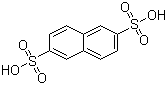 结构式 CAS# 581-75-9, 2,6-萘二磺酸