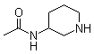 3-(N-乙酰氨基)哌啶分子结构 (CAS 5810-55-9)