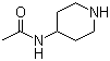 N-(4-哌啶基)乙酰胺分子结构 (CAS 5810-56-0)