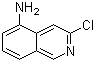 3-氯-5-氨基异喹啉分子结构 (CAS 58142-49-7)