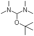 1-叔丁氧基-N,N,N',N'-四甲基甲烷二胺分子结构 (CAS 5815-08-7)