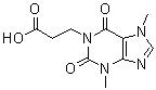 2,3,6,7-四氢-3,7-二甲基-2,6-二氧代-1H-嘌呤-1-丙酸分子结构 (CAS 5815-65-6)