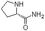 (S)-2-吡咯烷甲酰胺分子结构 (CAS 58274-20-7)