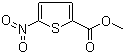 5-硝基-2-噻吩甲酸甲酯分子结构 (CAS 5832-01-9)
