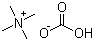 结构式 CAS# 58345-96-3, 四甲基碳酸氢铵