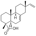 结构式 CAS# 5835-26-7, 异海松酸