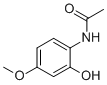 N-(2-羟基-4-甲氧基苯基)乙酰胺分子结构 (CAS 58469-06-0)