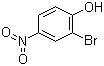 2-溴-4-硝基苯酚分子结构 (CAS 5847-59-6)