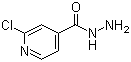 结构式 CAS# 58481-04-2, 2-氯吡啶-4-甲酰肼