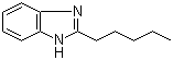 2-戊基苯并咪唑分子结构 (CAS 5851-46-7)