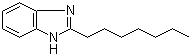 2-庚基苯并咪唑分子结构 (CAS 5851-49-0)