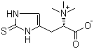 L-(+)-麦角硫因分子结构 (CAS 58511-63-0)
