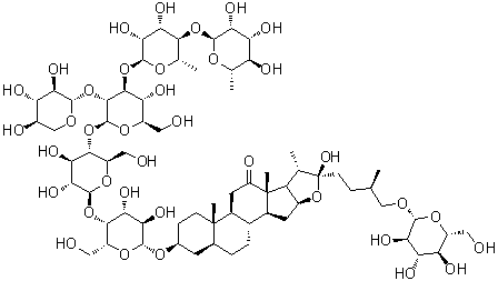 龙舌兰皂苷 H分子结构 (CAS 58546-21-7)