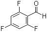 2,4,6-三氟苯甲醛分子结构 (CAS 58551-83-0)