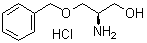 (R)-2-氨基-3-(苄氧基)-1-丙醇盐酸盐分子结构 (CAS 58577-95-0)