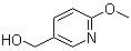2-甲氧基-5-羟基甲基吡啶分子结构 (CAS 58584-63-7)