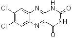 7,8-Dichlorobenzo[g]pteridine-2,4(1H,3H)-dione molecular structure (CAS 58590-56-0)