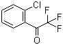 2'-氯-2,2,2-三氟苯乙酮分子结构 (CAS 5860-95-7)