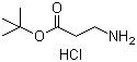 beta-丙氨酸叔丁酯盐酸盐分子结构 (CAS 58620-93-2)