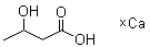 3-Hydroxybutanoic acid calcium salt molecular structure (CAS 586976-56-9)