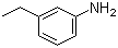 3-乙基苯胺分子结构 (CAS 587-02-0)