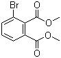 3-溴邻苯二甲酸二甲酯分子结构 (CAS 58749-33-0)