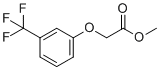 甲基2-(3-(三氟甲基)苯氧基)乙酸酯分子结构 (CAS 588-26-1)