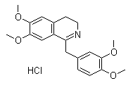 二氢罂粟碱盐酸盐分子结构 (CAS 5884-22-0)