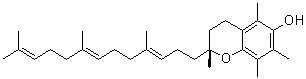 (R)-alpha-生育三烯酚分子结构 (CAS 58864-81-6)