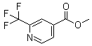 2-(Trifluoromethyl)-4-pyridinecarboxylic acid methyl ester molecular structure (CAS 588702-68-5)