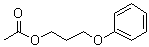 3-苯氧基-1-丙醇乙酸酯分子结构 (CAS 58883-98-0)