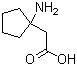 (1-氨基环戊基)乙酸分子结构 (CAS 58885-92-0)