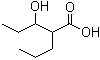 2-丙基-3-羟基戊酸分子结构 (CAS 58888-84-9)
