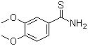 3,4-二甲氧基硫代苯甲酰胺分子结构 (CAS 58952-14-0)