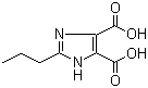 2-丙基咪唑二羧酸分子结构 (CAS 58954-23-7)