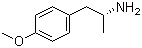 (R)-(-)-2-(4-甲氧基苯基)-1-甲基乙胺分子结构 (CAS 58993-79-6)