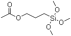 3-(三甲氧基硅)丙基乙酸酯分子结构 (CAS 59004-18-1)