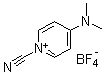 1-氰基-4-(二甲基氨基)吡啶四氟硼酸盐分子结构 (CAS 59016-56-7)