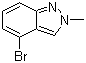 4-溴-2-甲基-2H-吲唑分子结构 (CAS 590417-93-9)