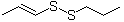 Propenyl propyl disulfide molecular structure (CAS 5905-46-4)