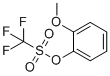 2-甲氧基苯基三氟甲烷磺酸酯分子结构 (CAS 59099-58-0)