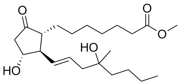 米索前列醇分子结构 (CAS 59122-46-2)