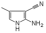 2-氨基-4-甲基吡咯-3-甲腈分子结构 (CAS 59146-60-0)